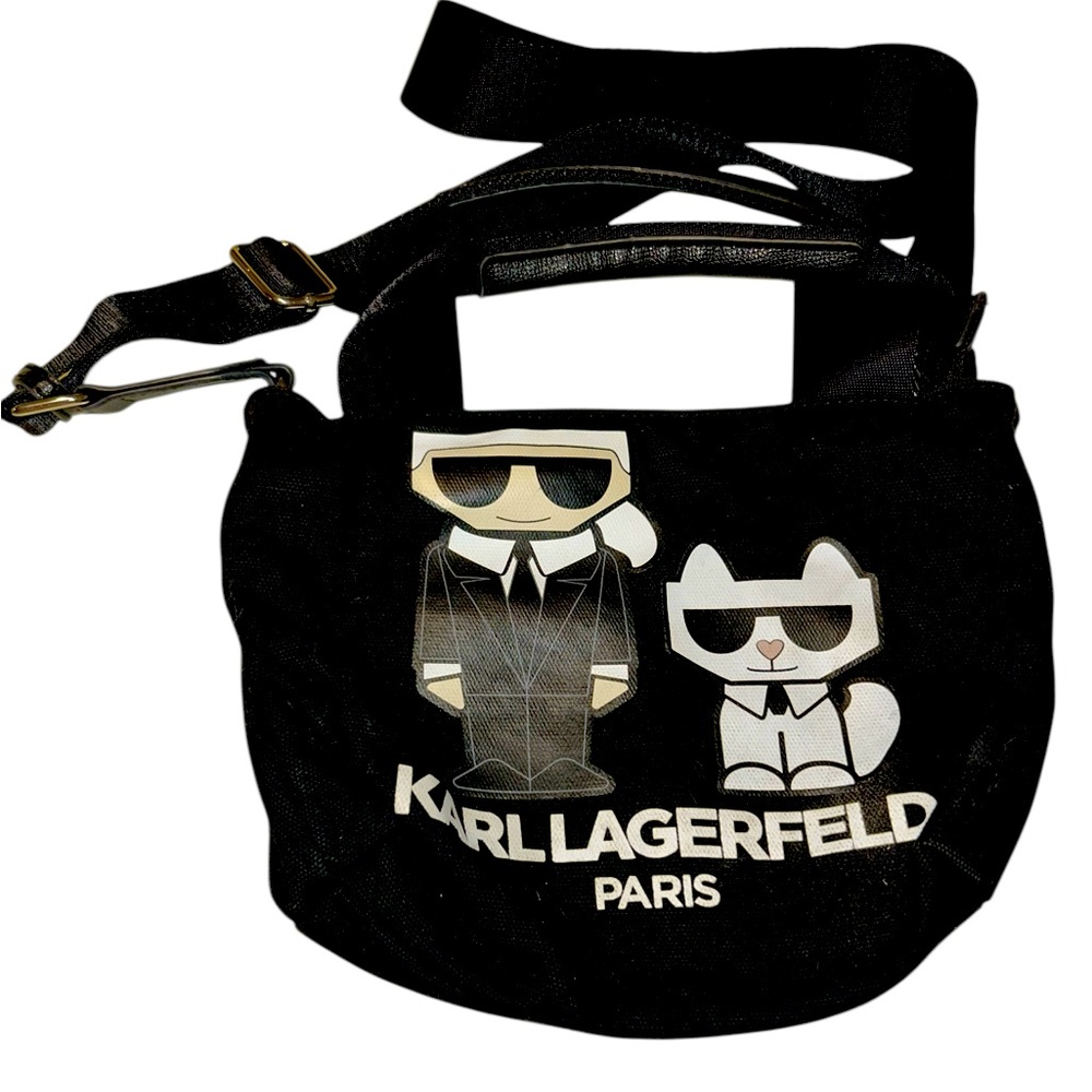 Karl Lagerfeld Black Crossbody Bag